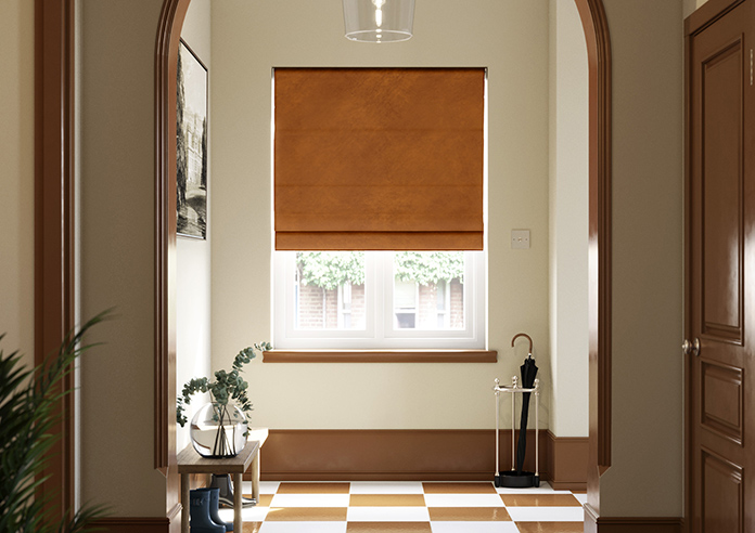 Odessa Velvet, Rust - Roman Blind - Image 3